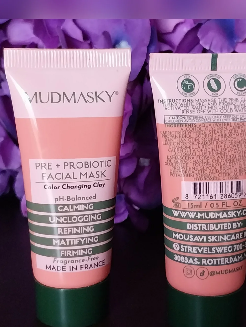 2 Mudmasky Pre + Probiotic Face Mask